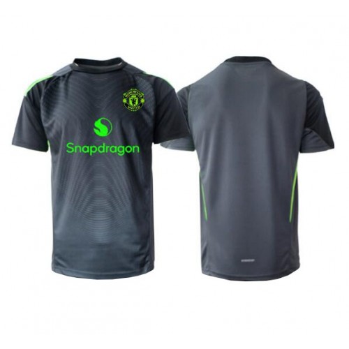 Lacne Muži Futbalové dres Manchester United Brankarsky  2025-26 Krátky Rukáv - Preč